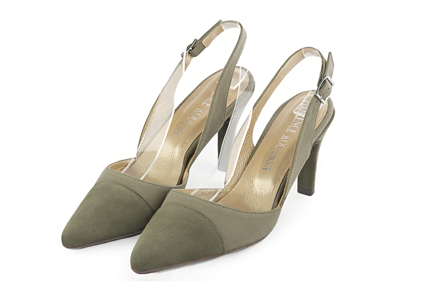 vert kaki dress shoes for women - Florence KOOIJMAN
